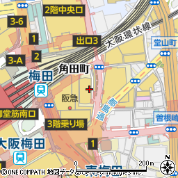串かつ料理 活 阪急グランドビル店周辺の地図