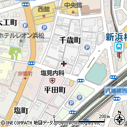 おふとんの長谷川　中店周辺の地図