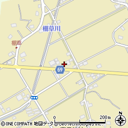 静岡県菊川市棚草524周辺の地図