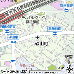 Ｊネット・レンタカー　浜松駅前店周辺の地図
