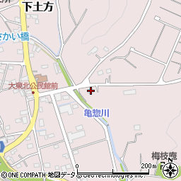静岡県掛川市下土方1139周辺の地図