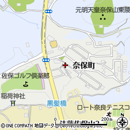 奈良県奈良市奈保町18-12周辺の地図
