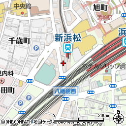 ラッキー理容　浜松駅前店周辺の地図