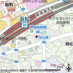 タイムズ浜松駅南口駐車場周辺の地図