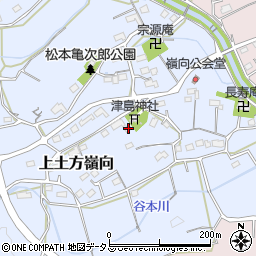 静岡県掛川市上土方嶺向972周辺の地図