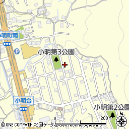 奈良県生駒市小明町2114周辺の地図