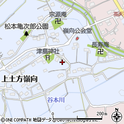 静岡県掛川市上土方嶺向984周辺の地図