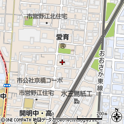 ブランシュ京橋周辺の地図