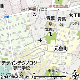 静岡県浜松市中央区栄町197周辺の地図