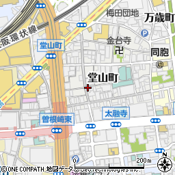 堂山食堂 別館周辺の地図