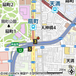 ココカラファイン天神橋筋四丁目店周辺の地図