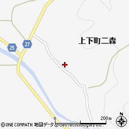 広島県府中市上下町二森207周辺の地図