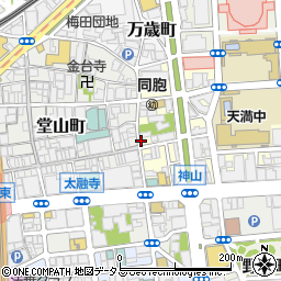 丸万寿司 東通り店周辺の地図