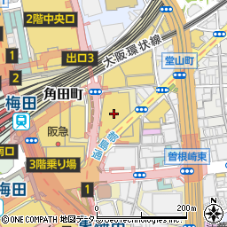 エンポリオアルマーニ阪急メンズ大阪周辺の地図