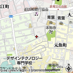 静岡県浜松市中央区栄町156周辺の地図