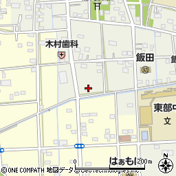静岡県浜松市中央区飯田町888周辺の地図