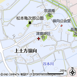 静岡県掛川市上土方嶺向969周辺の地図