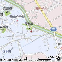 静岡県掛川市上土方嶺向556-1周辺の地図