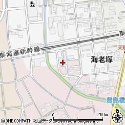 静岡県磐田市海老塚1011-5周辺の地図