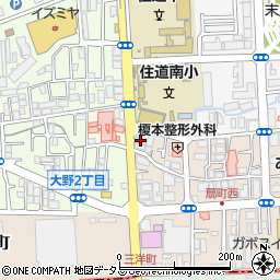 丸正阪奈店周辺の地図
