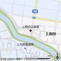 上南田公会堂周辺の地図