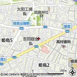 サンライズ姫島周辺の地図
