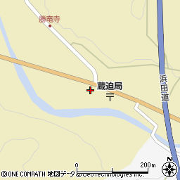 広島県山県郡北広島町蔵迫205周辺の地図