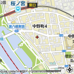 シャーメゾン桜ノ宮周辺の地図