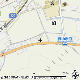 岡山県岡山市東区沼1286周辺の地図