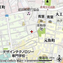 静岡県浜松市中央区栄町162周辺の地図