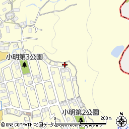 奈良県生駒市小明町2120周辺の地図