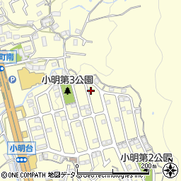 奈良県生駒市小明町2118-10周辺の地図