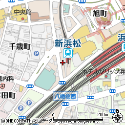 静岡県浜松市中央区鍛冶町2周辺の地図