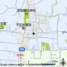 奈良県奈良市歌姫町1140周辺の地図