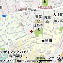 静岡県浜松市中央区栄町173周辺の地図
