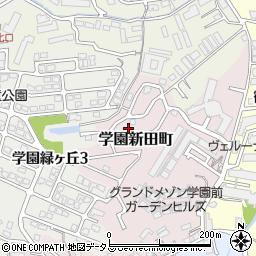 奈良県奈良市学園新田町3219-18周辺の地図