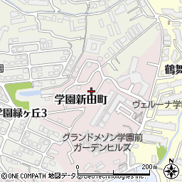 奈良県奈良市学園新田町3219-21周辺の地図