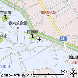 静岡県掛川市上土方嶺向558周辺の地図