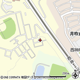 兵庫県神戸市西区櫨谷町長谷7-16周辺の地図
