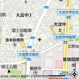 田坂鋼業株式会社大阪営業所周辺の地図