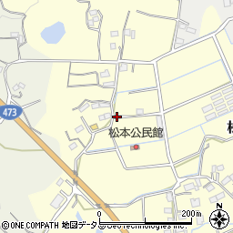 静岡県牧之原市松本周辺の地図