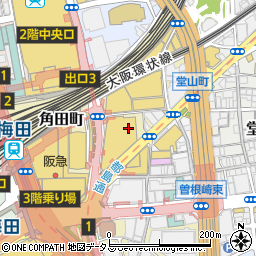丸福珈琲店 HEPナビオ店周辺の地図