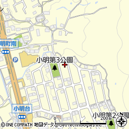 奈良県生駒市小明町2114-2周辺の地図