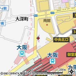 茅乃舎・グランフロント大阪店周辺の地図