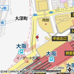 茅乃舎・グランフロント大阪店周辺の地図