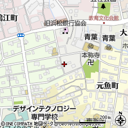 静岡県浜松市中央区栄町145周辺の地図