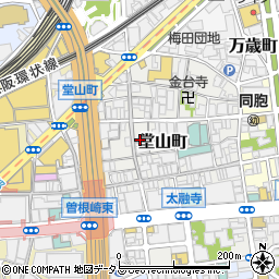 Cafe and bar SOL 梅田周辺の地図