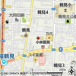 ワンカルビ今福鶴見店周辺の地図