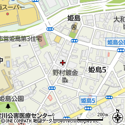 姫島　健民薬局周辺の地図