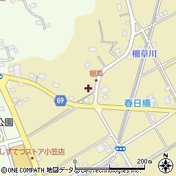 静岡県菊川市棚草563周辺の地図